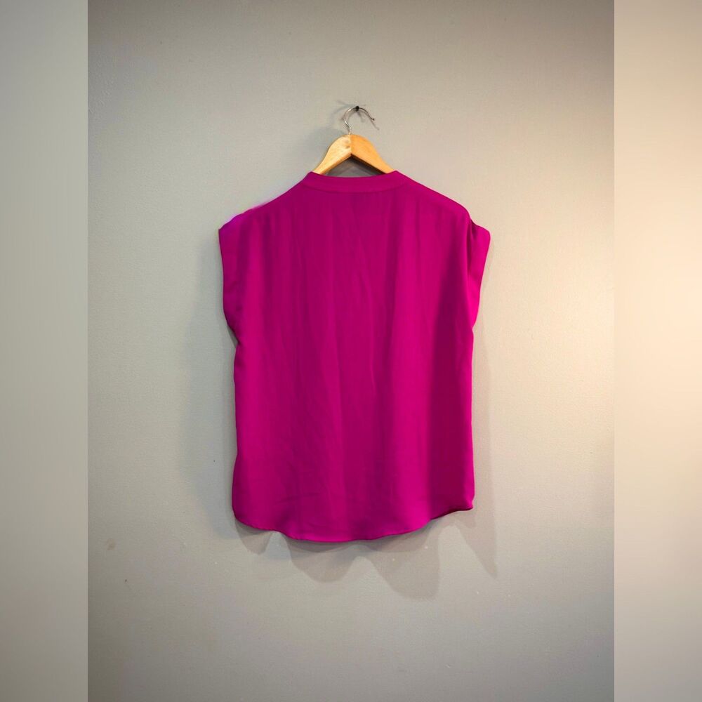 Purple Cynthia Steffe Sleeveless Boxy Fit Blouse Size M EUC - Picture 4 of 5